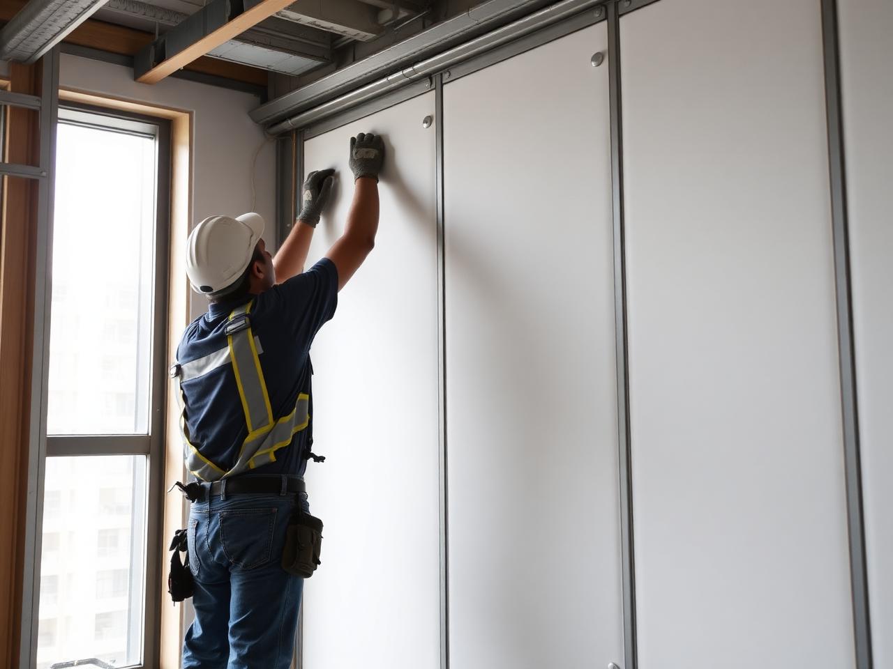 Pemasangan Gypsum Partition