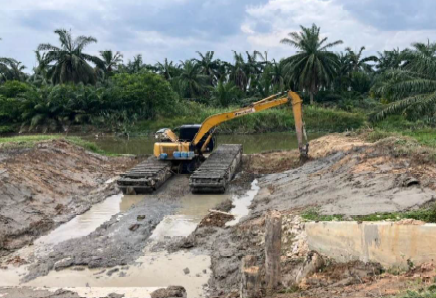Kerja-Kerja Pemuliharaan Muara dan Kerja Berkaitan di Saliran Blok III, Mukim Jeram dan Ijok — gambar 3
